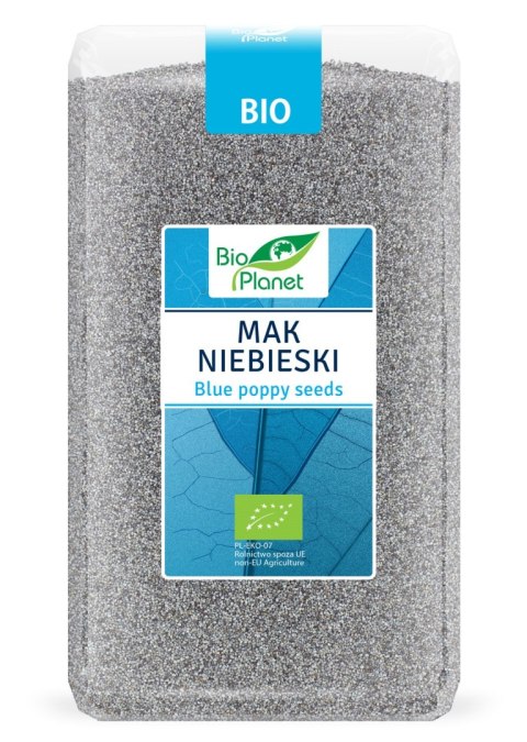 MAK NIEBIESKI BIO 1 kg - BIO PLANET BIO PLANET - seria NIEBIESKA (ryże, kasze, ziarna) MAK NIEBIESKI BIO 1 kg - BIO PLANET BIO PLANET - seria NIEBIESKA (ryże, kasze, ziarna)