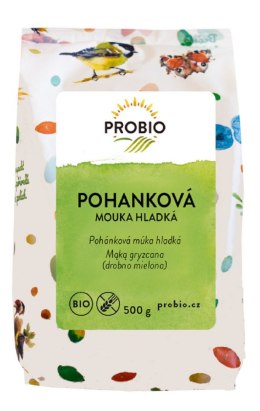 MĄKA GRYCZANA BEZGLUTENOWA BIO 500 g - PROBIO PROBIO (mieszanki do wypieków, mąki)
