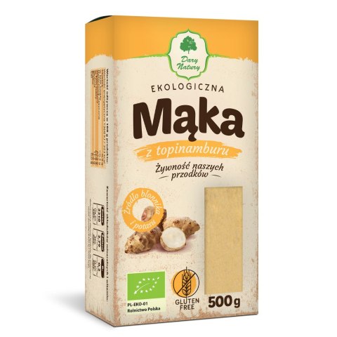 MĄKA Z TOPINAMBURU BEZGLUTENOWA BIO 500 g - DARY NATURY DARY NATURY - inne MĄKA Z TOPINAMBURU BEZGLUTENOWA BIO 500 g - DARY NATURY DARY NATURY - inne