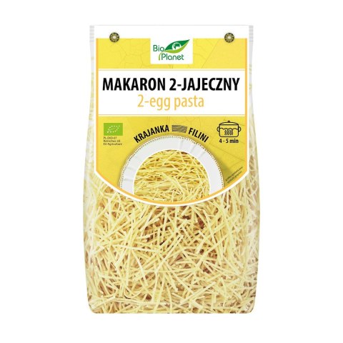 MAKARON (2-JAJECZNY) KRAJANKA BIO 250 g - BIO PLANET BIO PLANET - seria INNE MAKARON (2-JAJECZNY) KRAJANKA BIO 250 g - BIO PLANET BIO PLANET - seria INNE