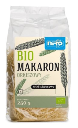 MAKARON (ORKISZOWY) NITKI LUKSUSOWE BIO 250 g - NIRO NIRO (makarony orkiszowe)