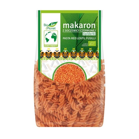MAKARON PROTEINOWY Z SOCZEWICY CZERWONEJ ŚWIDERKI BIO 250 g - BIO PLANET BIO PLANET - seria INNE MAKARON PROTEINOWY Z SOCZEWICY CZERWONEJ ŚWIDERKI BIO 250 g - BIO PLANET BIO PLANET - seria INNE
