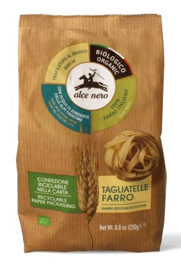 MAKARON (Z PŁASKURKI) GNIAZDA TAGLIATELLE BIO 250 g - ALCE NERO ALCE NERO (włoskie produkty)