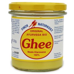 MASŁO KLAROWANE GHEE BIO 220 g - FINCK AYURVEDA GHEE (masło klarowane)