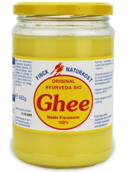 MASŁO KLAROWANE GHEE BIO 480 g - FINCK AYURVEDA GHEE (masło klarowane)
