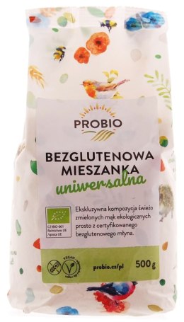 MIESZANKA DO WYPIEKU UNIWERSALNA BEZGLUTENOWA BIO 500 g - PROBIO PROBIO (mieszanki do wypieków, mąki)