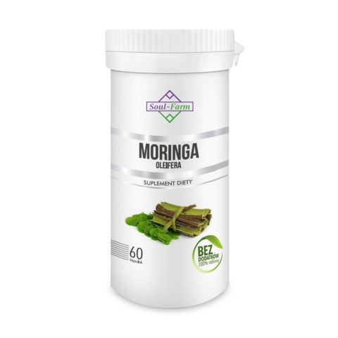 MORINGA EKSTRAKT (400 mg) 60 KAPSUŁEK - SOUL FARM SOUL FARM (witaminy i ekstrakty)