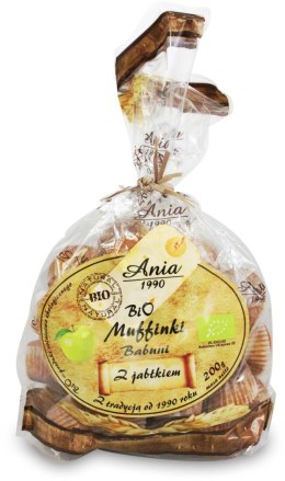 MUFFINKI BABUNI Z JABŁKIEM BIO 200 g - BIO ANIA BIO ANIA (ciastka, muffiny, wafle)