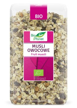 MUSLI OWOCOWE BIO 600 g - BIO PLANET BIO PLANET - seria RÓŻOWA (płatki, otręby, musli)