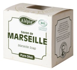 MYDŁO MARSYLSKIE W KOSTCE OLIWKOWE ECO 200 g - ALEPIA ALEPIA (mydła, orzechy piorące, ałun)