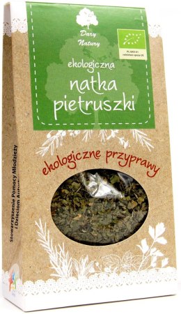 NATKA PIETRUSZKI SUSZONA BIO 20 g - DARY NATURY DARY NATURY - przyprawy i zioła