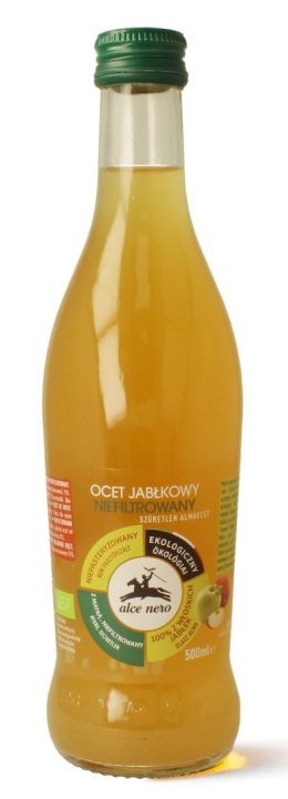 OCET JABŁKOWY 5 % NIEFILTROWANY BIO 500 ml - ALCE NERO ALCE NERO (włoskie produkty)