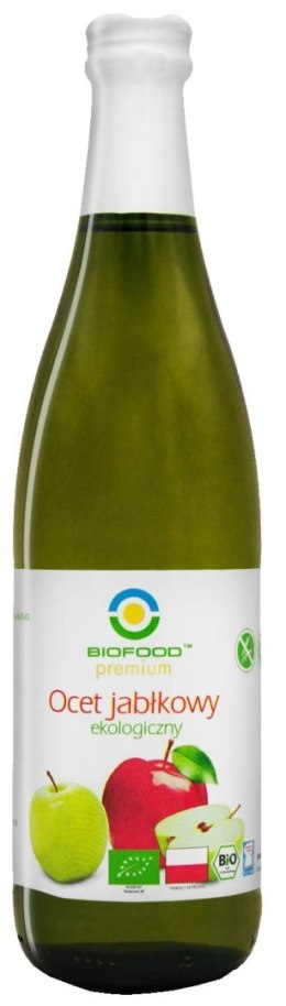 OCET JABŁKOWY 5 % NIEFILTROWANY BIO 500 ml - BIOFOOD BIOFOOD (soki, przetwory, octy, olej kokosowy)