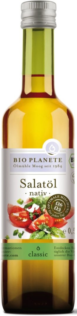 OLEJ SAŁATKOWY TŁOCZONY NA ZIMNO BIO 500 ml - BIO PLANETE BIO PLANETE (oleje i oliwy)