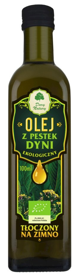 OLEJ Z PESTEK DYNI TŁOCZONY NA ZIMNO BIO 100 ml - DARY NATURY DARY NATURY - inne OLEJ Z PESTEK DYNI TŁOCZONY NA ZIMNO BIO 100 ml - DARY NATURY DARY NATURY - inne