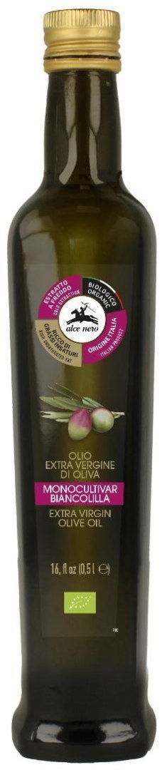 OLIWA Z OLIWEK EXTRA VIRGIN BIANCOLILLA BIO 500 ml - ALCE NERO ALCE NERO (włoskie produkty)
