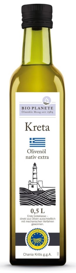 OLIWA Z OLIWEK EXTRA VIRGIN KRETA P.G.I. BIO 500 ml - BIO PLANETE BIO PLANETE (oleje i oliwy)