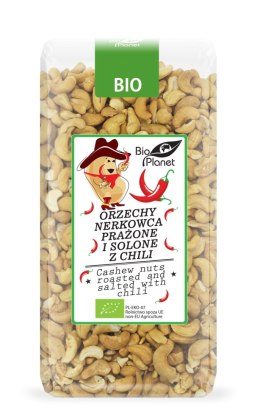 ORZECHY NERKOWCA PRAŻONE I SOLONE Z CHILI BIO 350 g - BIO PLANET BIO PLANET - seria PRZEKĄSKI
