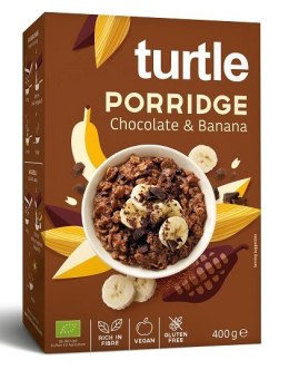 OWSIANKA CZEKOLADOWO - BANANOWA BEZGLUTENOWA BIO 400 g - TURTLE TURTLE (owsianki, płatki)