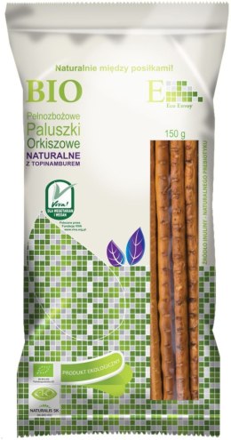 PALUSZKI ORKISZOWE PEŁNOZIARNISTE NATURALNE Z TOPINAMBUREM BIO 150 g - ENVOY PALUSZKI BIO - ENVOY