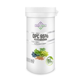 PESTKI WINOGRON EKSTRAKT 95 % OPC (450 mg) 60 KAPSUŁEK - SOUL FARM SOUL FARM (witaminy i ekstrakty)