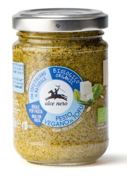 PESTO BAZYLIOWE Z TOFU WEGAŃSKIE BIO 130 g - ALCE NERO ALCE NERO (włoskie produkty)