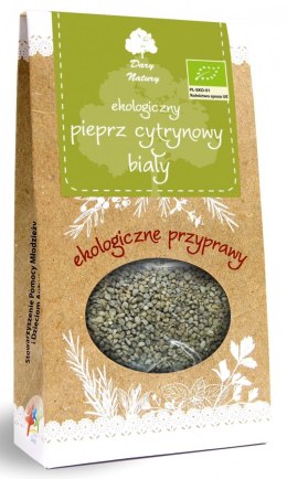 PIEPRZ BIAŁY CYTRYNOWY BIO 50 g - DARY NATURY DARY NATURY - przyprawy i zioła