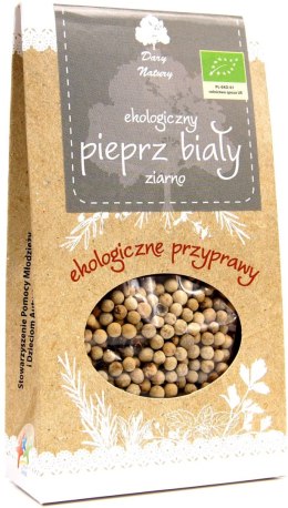 PIEPRZ BIAŁY ZIARNO BIO 30 g - DARY NATURY DARY NATURY - przyprawy i zioła