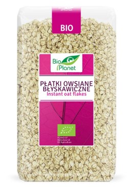 PŁATKI OWSIANE BŁYSKAWICZNE BIO 600 g - BIO PLANET BIO PLANET - seria RÓŻOWA (płatki, otręby, musli)