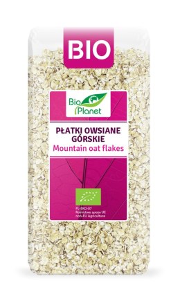 PŁATKI OWSIANE GÓRSKIE BIO 300 g - BIO PLANET BIO PLANET - seria RÓŻOWA (płatki, otręby, musli)