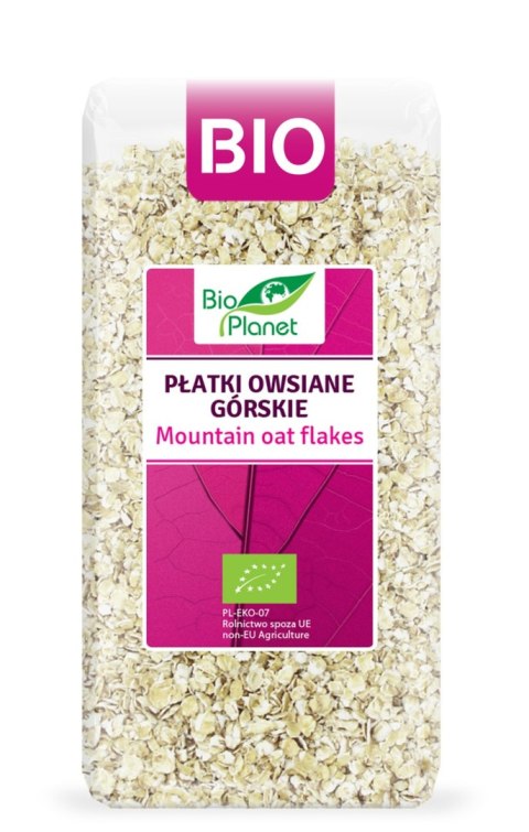 PŁATKI OWSIANE GÓRSKIE BIO 300 g - BIO PLANET BIO PLANET - seria RÓŻOWA (płatki, otręby, musli) PŁATKI OWSIANE GÓRSKIE BIO 300 g - BIO PLANET BIO PLANET - seria RÓŻOWA (płatki, otręby, musli)