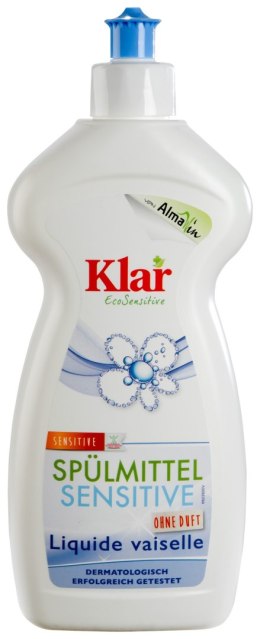 PŁYN DO MYCIA NACZYŃ SENSITIVE ECO 500 ml - KLAR KLAR (środki czystości)