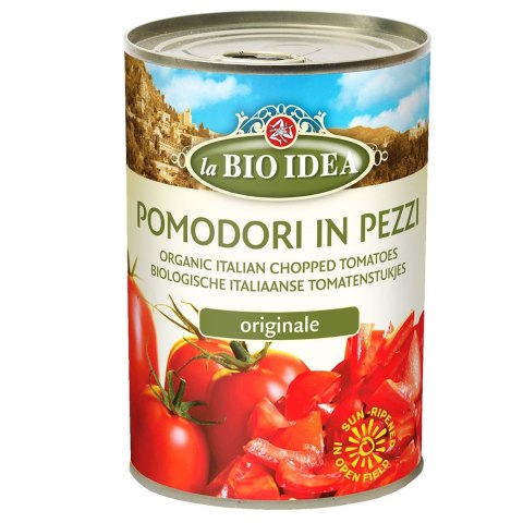 POMIDORY KROJONE BEZ SKÓRY BIO 400 g - LA BIO IDEA LA BIO IDEA (makarony, strączkowe,sosy pomidorowe) POMIDORY KROJONE BEZ SKÓRY BIO 400 g - LA BIO IDEA LA BIO IDEA (makarony, strączkowe,sosy pomidorowe)