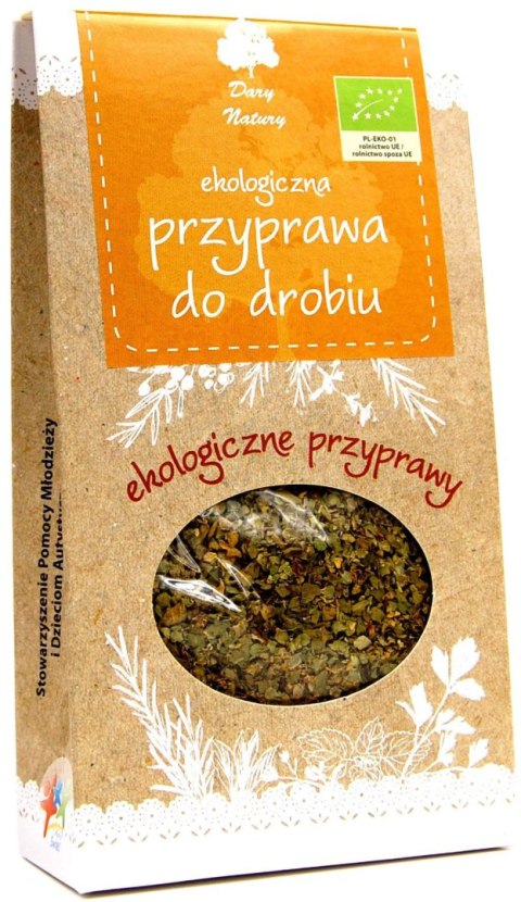 PRZYPRAWA DO DROBIU BIO 30 g - DARY NATURY DARY NATURY - przyprawy i zioła PRZYPRAWA DO DROBIU BIO 30 g - DARY NATURY DARY NATURY - przyprawy i zioła