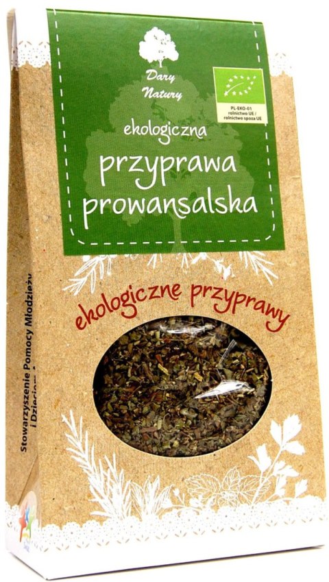 PRZYPRAWA PROWANSALSKA BIO 20 g - DARY NATURY DARY NATURY - przyprawy i zioła PRZYPRAWA PROWANSALSKA BIO 20 g - DARY NATURY DARY NATURY - przyprawy i zioła