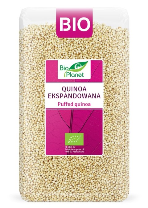 QUINOA EKSPANDOWANA BIO 150 g - BIO PLANET BIO PLANET - seria RÓŻOWA (płatki, otręby, musli) QUINOA EKSPANDOWANA BIO 150 g - BIO PLANET BIO PLANET - seria RÓŻOWA (płatki, otręby, musli)