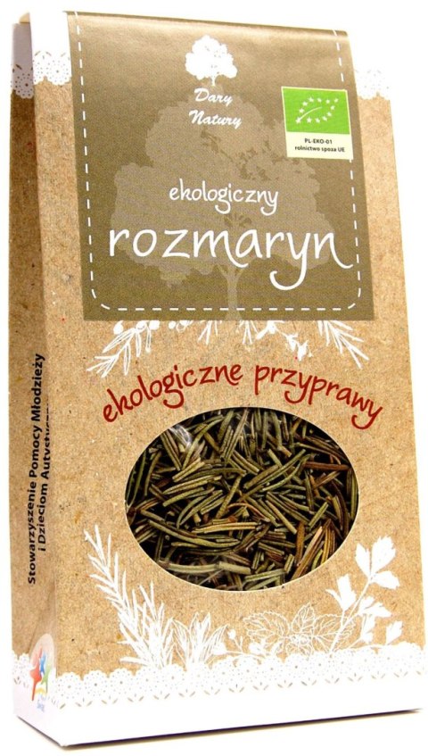 ROZMARYN BIO 30 g - DARY NATURY DARY NATURY - przyprawy i zioła ROZMARYN BIO 30 g - DARY NATURY DARY NATURY - przyprawy i zioła