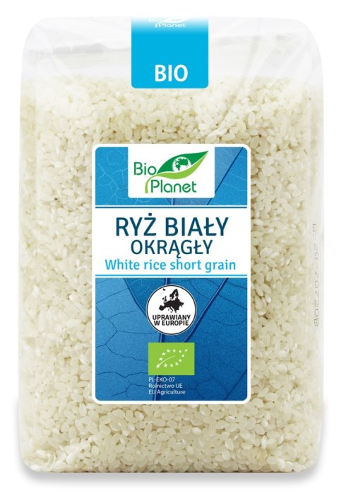 RYŻ BIAŁY OKRĄGŁY BIO 1 kg - BIO PLANET BIO PLANET - seria NIEBIESKA (ryże, kasze, ziarna) RYŻ BIAŁY OKRĄGŁY BIO 1 kg - BIO PLANET BIO PLANET - seria NIEBIESKA (ryże, kasze, ziarna)