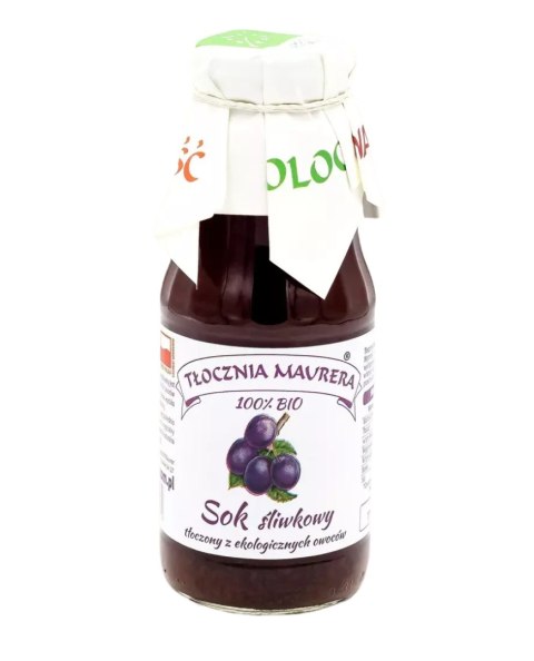 SOK ŚLIWKOWY NFC BIO 300 ml - TŁOCZNIA MAURERA TŁOCZNIA MAURERA (soki) SOK ŚLIWKOWY NFC BIO 300 ml - TŁOCZNIA MAURERA TŁOCZNIA MAURERA (soki)