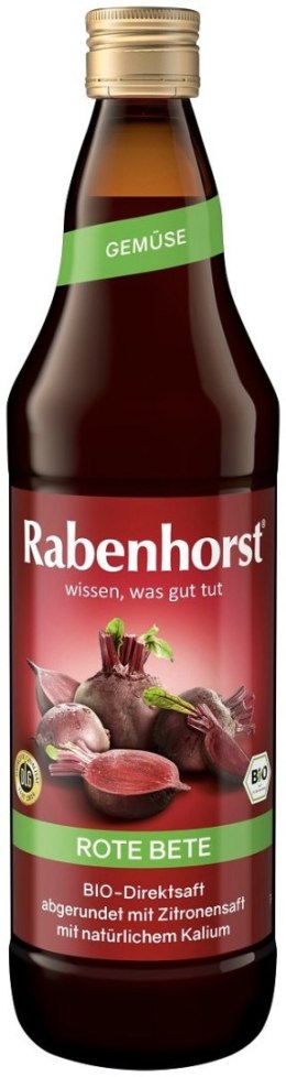 SOK Z BURAKÓW CZERWONYCH NFC BIO 750 ml - RABENHORST RABENHORST (soki, napoje)