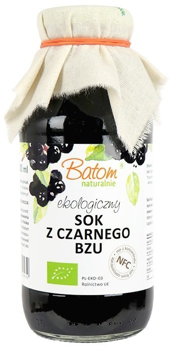 SOK Z CZARNEGO BZU NFC BIO 330 ml - BATOM BATOM (oleje, soki, sole kąpielowe) SOK Z CZARNEGO BZU NFC BIO 330 ml - BATOM BATOM (oleje, soki, sole kąpielowe)