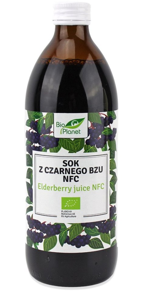 SOK Z CZARNEGO BZU NFC BIO 500 ml - BIO PLANET BIO PLANET - seria SOKI I ZAKWASY SOK Z CZARNEGO BZU NFC BIO 500 ml - BIO PLANET BIO PLANET - seria SOKI I ZAKWASY