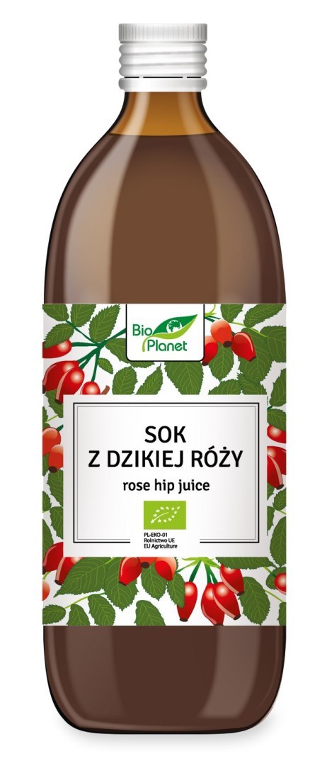 SOK Z DZIKIEJ RÓŻY BIO 500 ml - BIO PLANET BIO PLANET - seria SOKI I ZAKWASY SOK Z DZIKIEJ RÓŻY BIO 500 ml - BIO PLANET BIO PLANET - seria SOKI I ZAKWASY