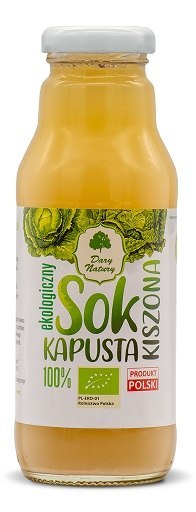 SOK Z KAPUSTY KISZONEJ BIO 270 ml - DARY NATURY DARY NATURY - inne
