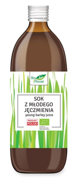 SOK Z MŁODEGO JĘCZMIENIA BIO 500 ml - BIO PLANET BIO PLANET - seria SOKI I ZAKWASY