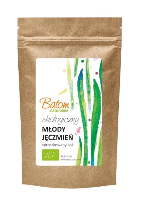 SOK Z MŁODEGO JĘCZMIENIA SPROSZKOWANY BIO 100 g - BATOM BATOM (oleje, soki, sole kąpielowe) SOK Z MŁODEGO JĘCZMIENIA SPROSZKOWANY BIO 100 g - BATOM BATOM (oleje, soki, sole kąpielowe)