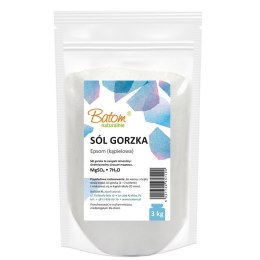 SÓL EPSOM (KĄPIELOWA) 3 kg - BATOM BATOM (oleje, soki, sole kąpielowe)