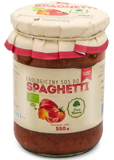 SOS DO SPAGHETTI BIO 550 g - DARY NATURY DARY NATURY - inne SOS DO SPAGHETTI BIO 550 g - DARY NATURY DARY NATURY - inne