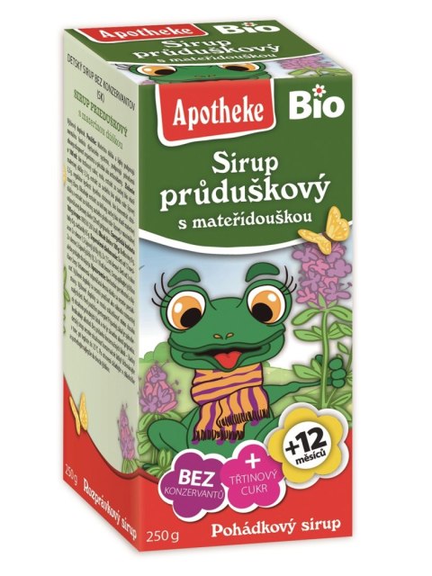 SYROP DLA DZIECI Z TYMIANKU I DZIKIEJ RÓŻY PO 1 ROKU BIO 250 g - APOTHEKE APOTHEKE (herbatki dla dzieci, dorosłych, błonnik SYROP DLA DZIECI Z TYMIANKU I DZIKIEJ RÓŻY PO 1 ROKU BIO 250 g - APOTHEKE APOTHEKE (herbatki dla dzieci, dorosłych, błonnik