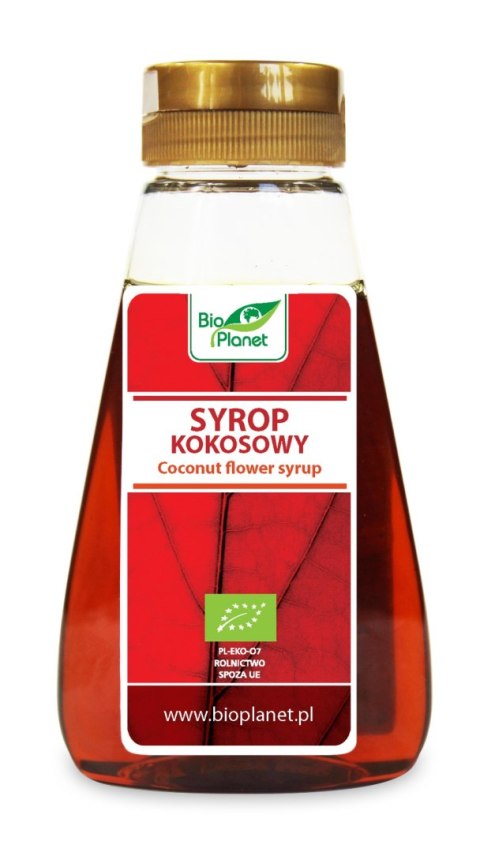SYROP KOKOSOWY BIO 300 g (250 ml) - BIO PLANET BIO PLANET - seria CZERWONA (cukry, syropy) SYROP KOKOSOWY BIO 300 g (250 ml) - BIO PLANET BIO PLANET - seria CZERWONA (cukry, syropy)